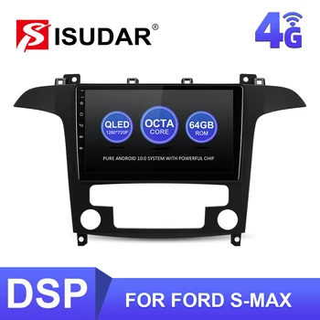 ISUDAR T68 IPS Android 10 autorádio Pre Ford S-Max, S Max 2006-GPS Auto Stereo Multimedia Player, RAM 4G Octa-Core Č. 2 din