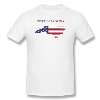 Muž, North Carolina Mapu S NAMI Vlajka 
Štátu,
Národné,
Gay,Krajina domov Novinka Grafické T-shirts 1