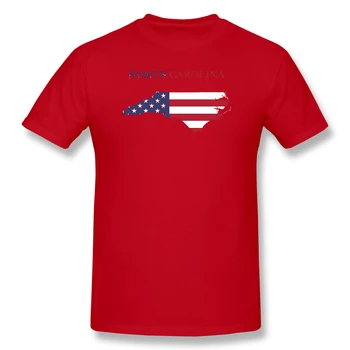 Muž, North Carolina Mapu S NAMI Vlajka 
Štátu,
Národné,
Gay,Krajina domov Novinka Grafické T-shirts 2