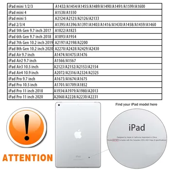 Pre Apple IPad Vzduchu 3 1 2/ IPad 8. 7. 10.2