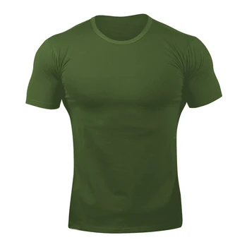 Letné nové jednofarebné pánske T-shirt vonkajšie streetwear bežné krátke puzdre tričko bavlna módne náradie bežné T-shirt 4