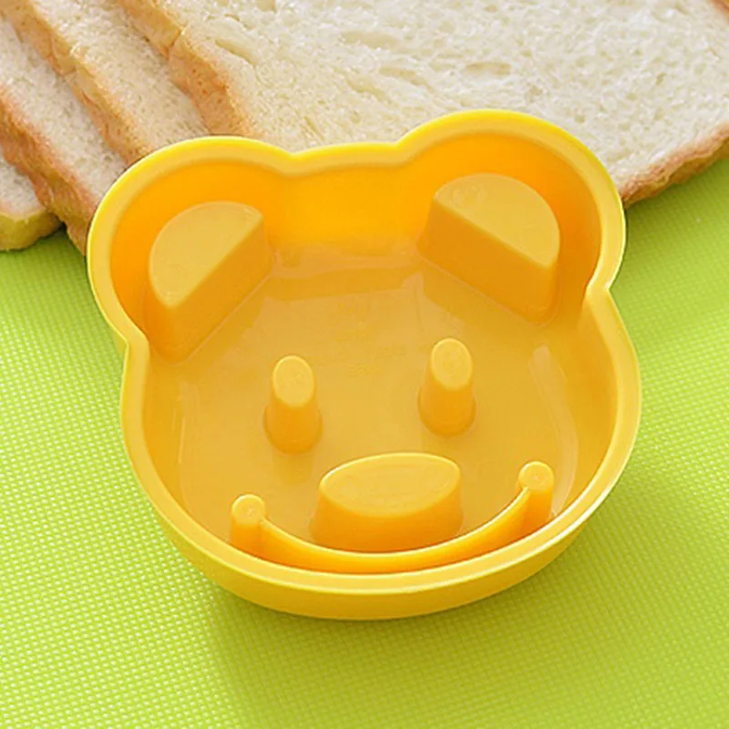1 KS Krásne Medveď Tvar DIY Sandwich Formy Chlieb, Hrianka Plesne Sandwich Fréza Maker Kuchyňa Pečenie Pečiva Nástroje 5