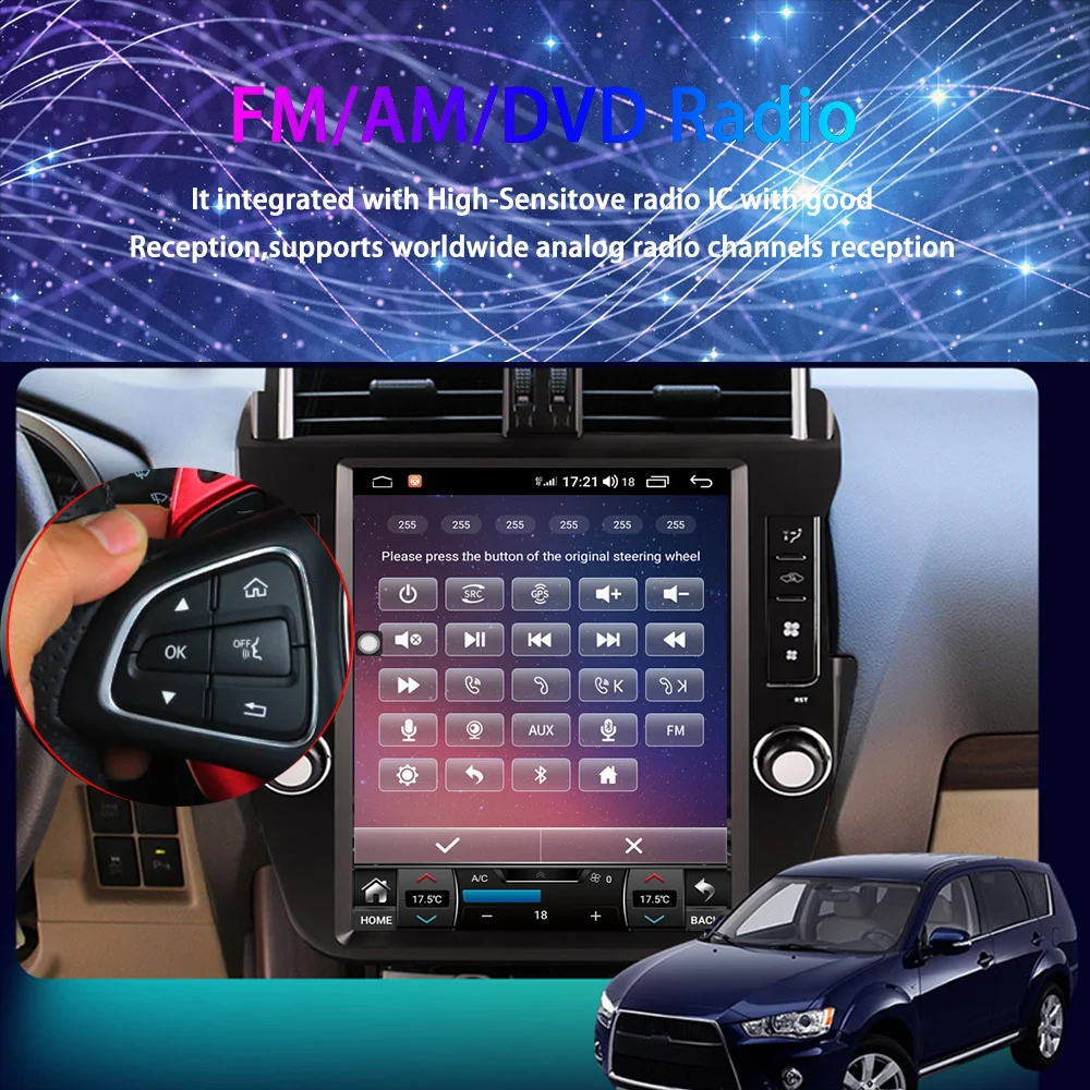 5G Android11 Auto Multimediálne Rádio Prehrávač 128G Pre Toyota Pôdy Cruiser Prado 150 2012+ Carplay GPS Navigácie Autoradio Vedúci Jednotky 5