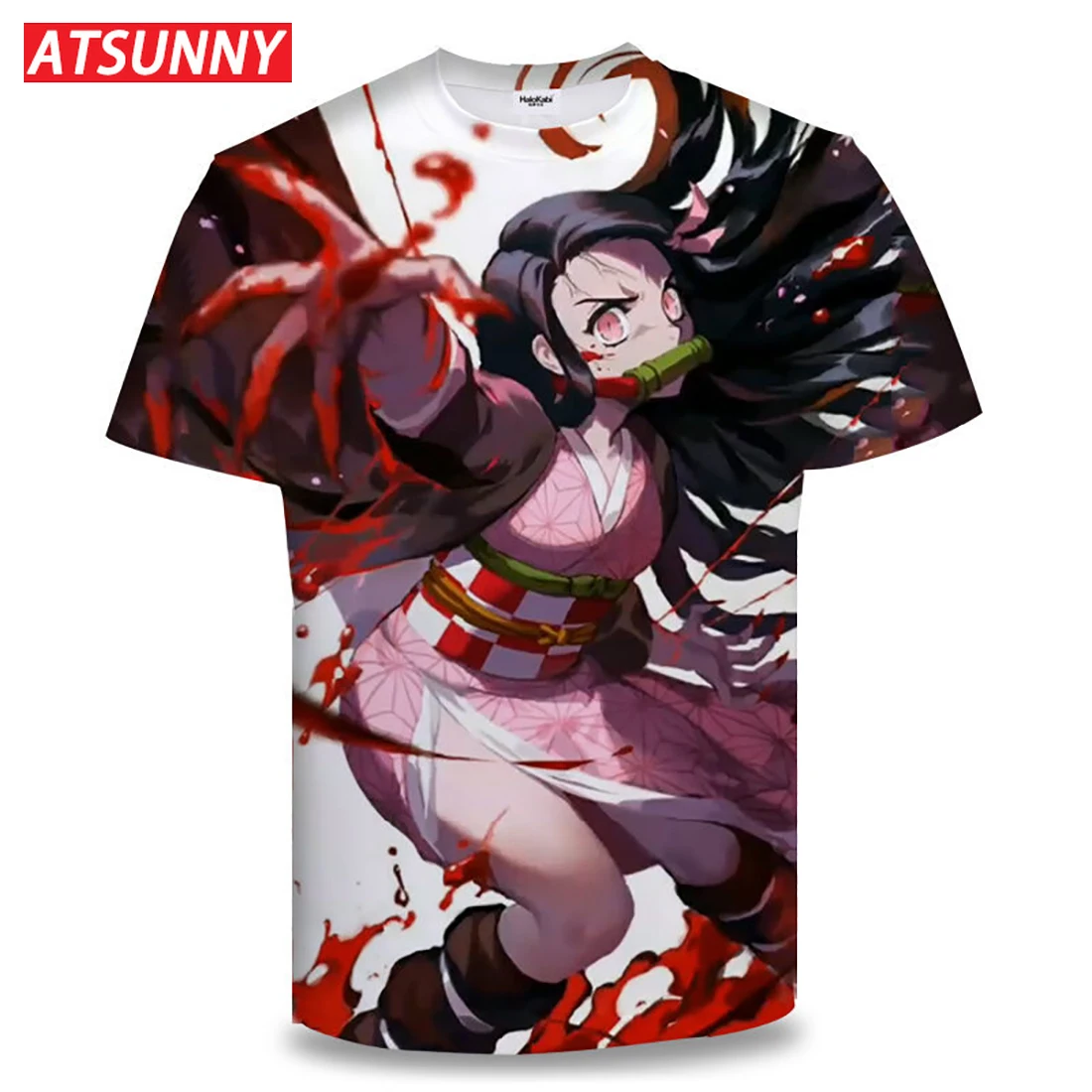Anime Démon Vrah T-shirt Japonský sytle Kimetsu Č Yaiba T tričko, Pulóver harajuku muž Módne Cartoon oblečenie top Streetwear 5