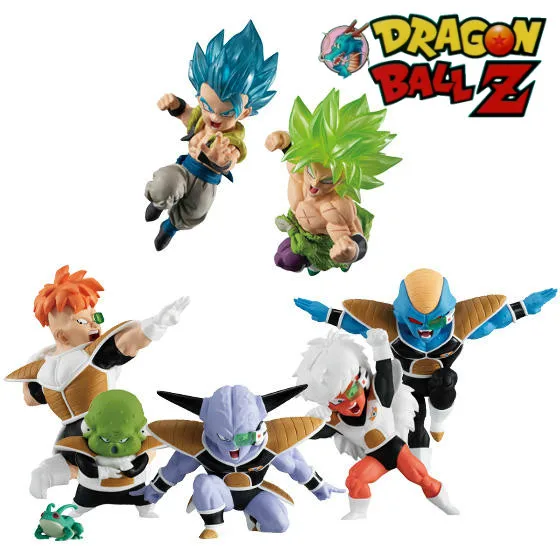 Bandai Skutočné CANDY HRAČKA Dragon Ball Adverge Pohybu Gogeta Broli Syn Gohan Son Goku Vegeta IV Broli Akcie Obrázok Model Hračky 5