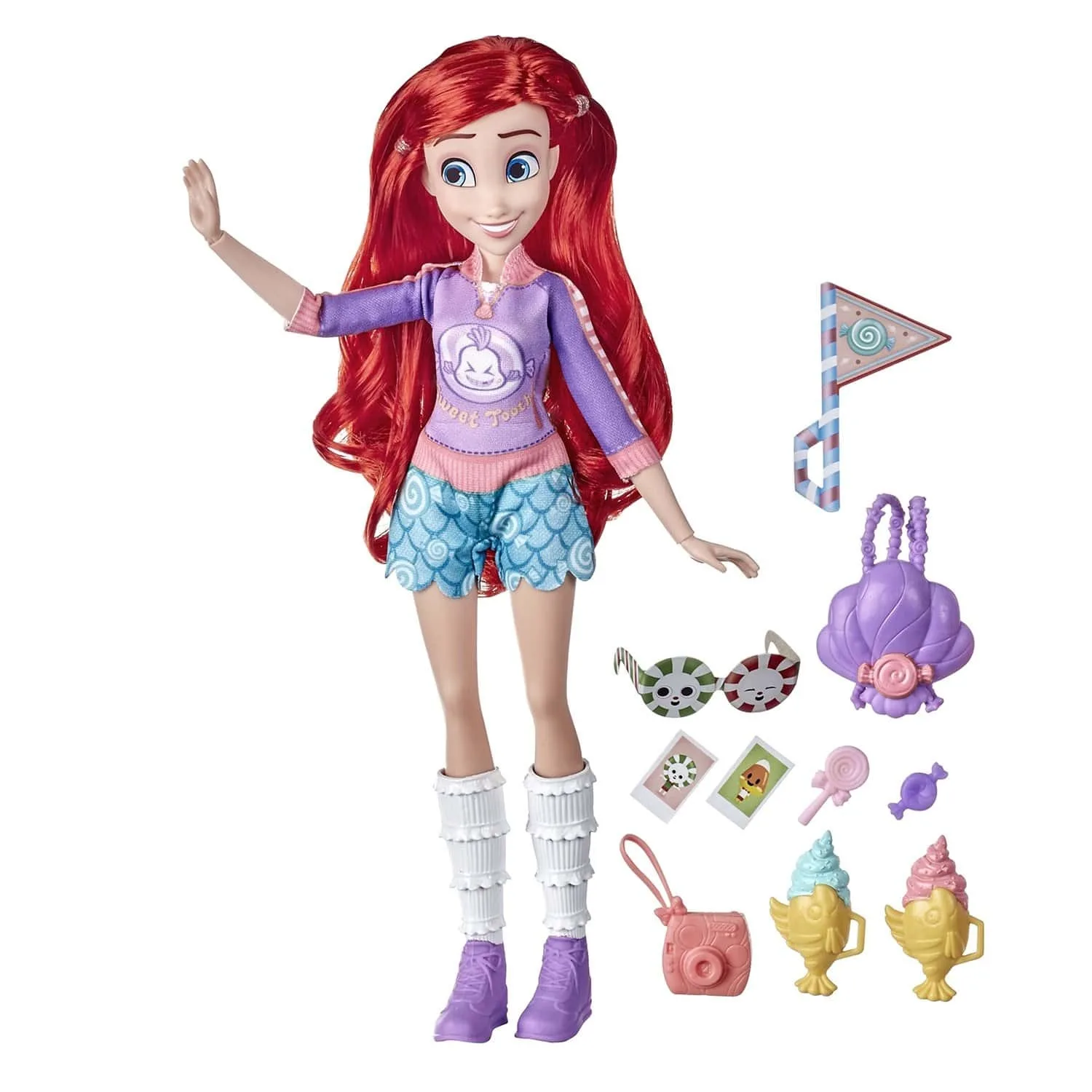 Disney Princezná Ariel bábika s komfi príslušenstvo 5