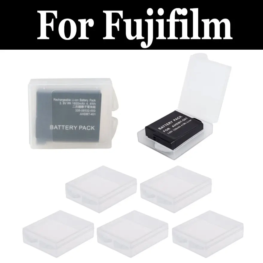 Hot predaj Transparentné batérie úložný box Pre fujifilm XQ1 X-T1, X-S1 IR X-T1 XQ2 X-T2 X-X T10-T100 X-T20 X-T3 X-T30 5