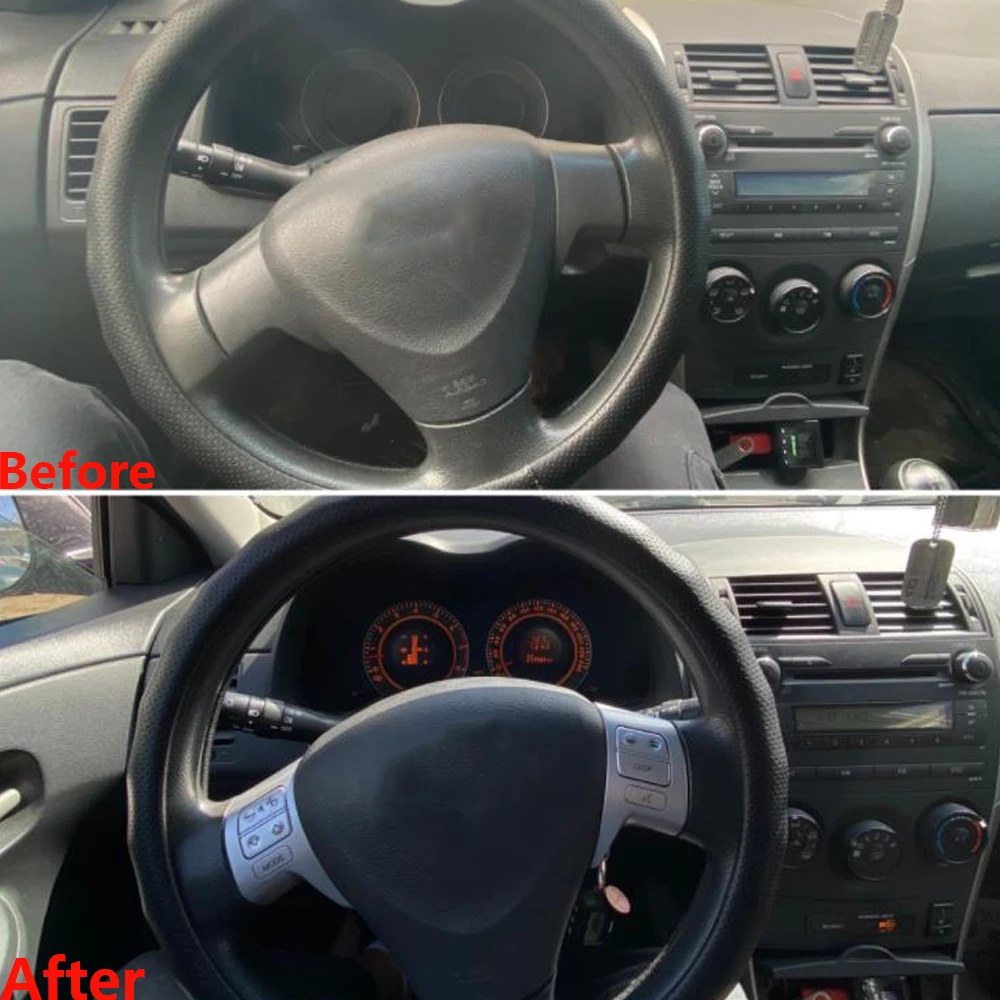 Multifunkčné Tlačidlo Prepnúť Zbrusu Nový Bluetooth Volantu, Audio Spínača Tlačidlá FitFor Toyota Corolla ZRE15 2007 - 09 5