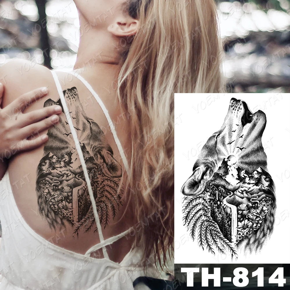 Nepremokavé Dočasné Tetovanie Nálepky Scorpion Krv Ruže, Pivónia Kvet Flash Tetovanie Žena Body Art Falošné Vody prenos Tetovanie Mužov 5