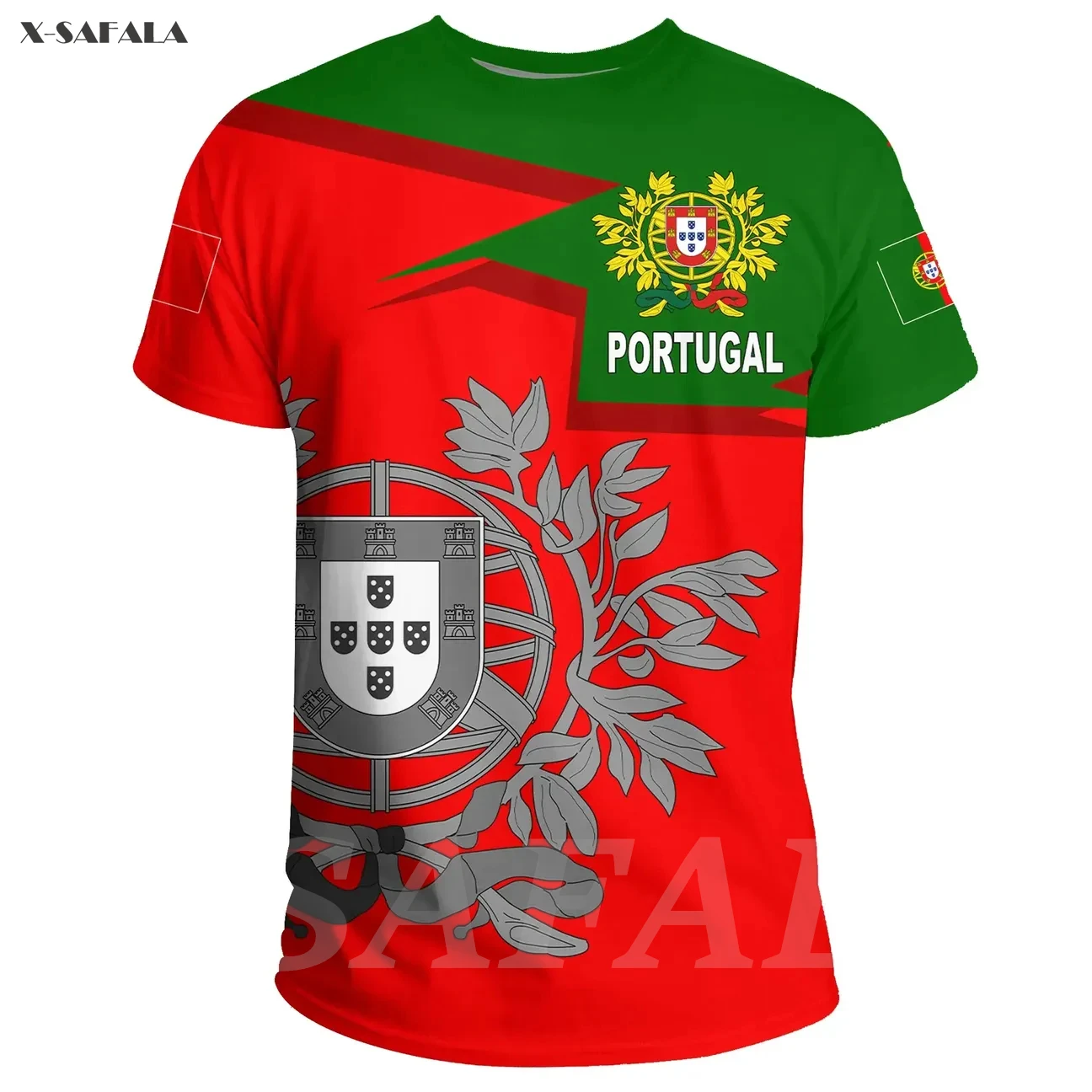 Portugalsko Rusko Taliansko Španielsko Škótsko 3D Vysokej Quallity T-shirt 3 Tlačené okolo Krku 3 Muži Unisex Harajuku Ležérny Top Kvapka Loď 5