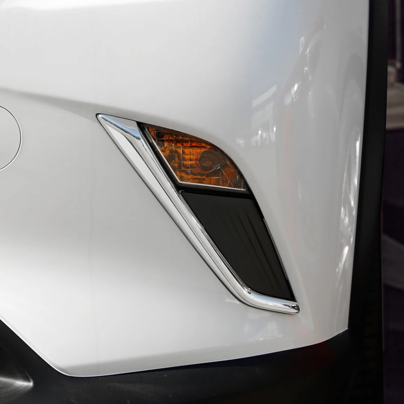 Pre Mazda CX CX3-3 2016 2017 2018 ABS Chrome Predné /Zadné Hmlové Svetlo Kryt Trim Späť Chvost Nárazníka FogLight Lampa Liatie Obloha 5