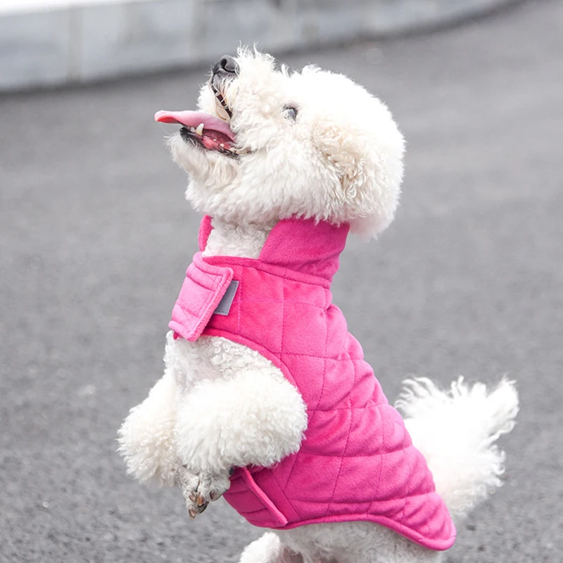 Teplé Oblečenie Pre Psy, Zimný Kabát Šteňa Bunda Soft Fleece Bavlna Vetru Veľký Pes Vesta Pre Malé A Stredne Veľké Psy Domáce Zvieratá, Oblečenie 5
