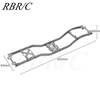 RBR/C Auto Rám Súčasti DIY Upravené Inovovaný Doplnok Použiť Pre SCX10 1:10 Off-Road Lezenie Štyri-Pohon Kolesa RC Auto Hračka