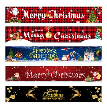 Veselé Vianoce Banner Outdoor Záhrada Vianočné Dekorácie pre Domov 2021 Vianoce, Vianoce, Nový Rok, Darček 2022 Dekor Strana Dodávky