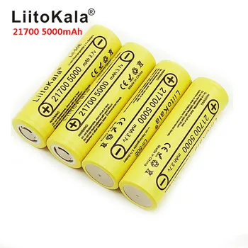 2020 LiitoKala lii-50E 21700 5000mah Nabíjateľná Batéria 3,7 V 5C vypúšťanie Vysoký Výkon batérie Pre Vysoko energetických Spotrebičov