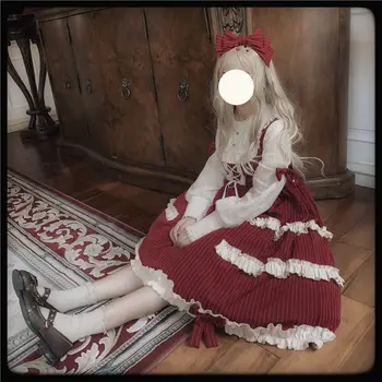 Niggeey Japonský Štýl Kawaii Lolita Šaty Pre Dievča Vintage Gotický Mäkké Sestry Princezná Halloween Kostým Nové Šaty