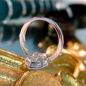 Luxusné Samica Koňa-oko Krištáľové Šperky Prstene Plný Bling Ľadový Sa Lady Výročie Svadby Strany Krúžok Darček Módne Doplnky 1