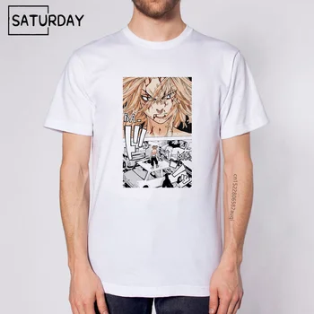 Móda Pohode Tokio Revengers Mužov Bielej Tlače T-shirt 2021 Confortable Oblečenie, Unisex Plus Veľkosť Bežné Topy Čaj,Drop Shipping 5
