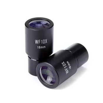 Biologické Mikroskope Okulár WF5X WF10X WF15X WF16X WF20X WF25X Mikroskopom Objektív, Príslušenstvo širokouhlý Objektív Monokulárne Oculars