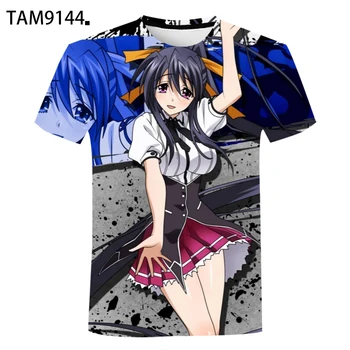 Vysoká Škola DxD Japonskom Anime 3D Tlač T-shirt Muži Ženy Streetwear Módy Nadrozmerná Hip Hop Deti Unisex Oblečenie, Topy 1