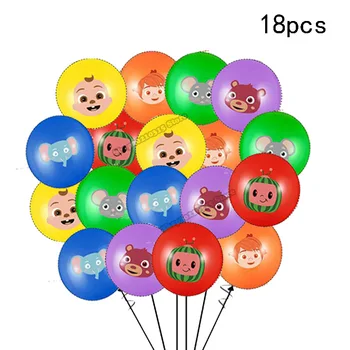 12inch Cocomelon Tému Dieťa Sprcha Narodeniny, Party Dekorácie Latexové Balóny Cartoon Hélium Vzduchu Gule Cartoon Svadobné Party Decor