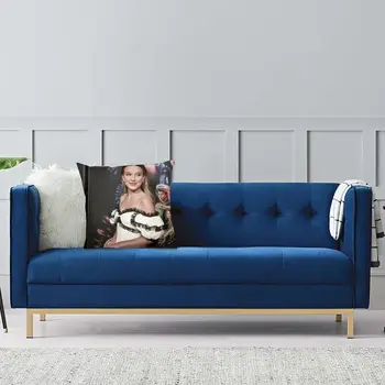 Sexy Krásne Millie Bobby Brown Vankúš Sofa Dekorácie Britská Herečka Námestie Hodiť Vankúš 45x45 Domov Dekoratívne 3