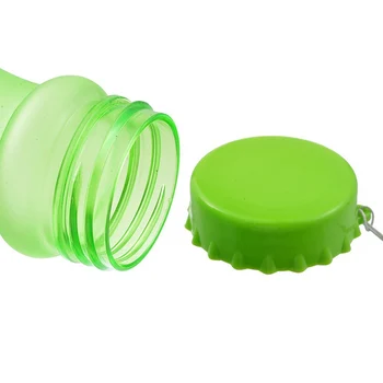 Móda Candy Farby Matné nepriepustných Plastová Kanvica 550mL BPA Free Prenosné Fľaše Vody Pre Cestovanie, Jogu Beží Camping Domov