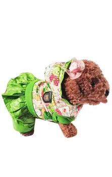 Zelená Medveď Vzor Psie Oblečenie V Zime Teplé Psa Bunda, Kabát Šteniatka Čivava, Oblečenie Mikiny Pre Malé A Stredné Psy 5