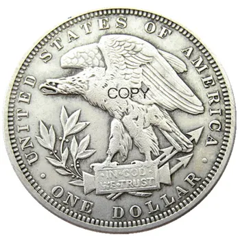 USA 1879 Školáčka Dolár Vzory Strieborné Pozlátené Kópiu Mince