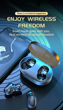 A6R TWS 5.1 Bezdrôtové Bluetooth Slúchadlá Touch Ovládania Slúchadlá s Mikrofónom Športové Nepremokavé Bezdrôtové Slúchadlá 9D Stereo Slúchadlá