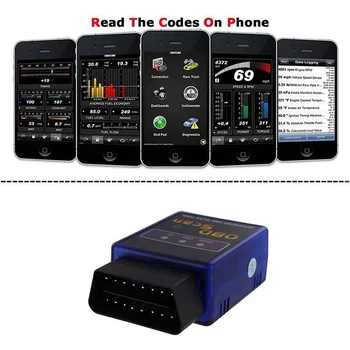 1pc Mini Eml327 OBD2 V1.5 Bluetooth Adaptér Elm327 Reálne V1.5 Auto Auto Diagnostický Scanner Pre Automobilový Scaner