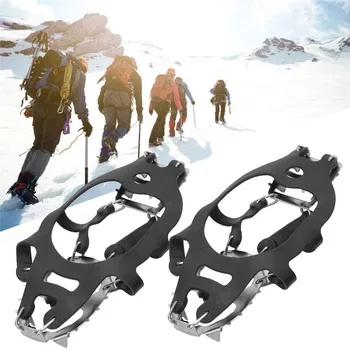 Horolezectvo nehrdzavejúcej ocele crampon mužov a žien vonkajšie zimná turistika anti-korčuľovanie rybárske snežníc non-protišmykové topánky non-s 0