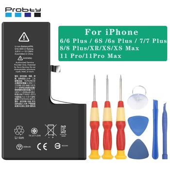 Vysokej kvality Pre iPhone 6 6 7 8 Plus X XR XS Max 11 Pro Max Vysokou Kapacitou Náhradné Batérie pre iphone6 Lítiová Batéria
