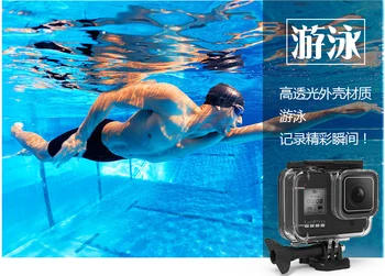 Vodotesné púzdro puzdro pre GoPro Hero 9 8/7/6 5 /4 3+ Potápanie Ochranné Underwater Dive Kryt Objektívu Filtre GoPro Príslušenstvo