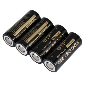 26650 Batéria 3,7 V 5000mah 26650 50A Nabíjateľné lítiové Batérie, LED Baterka Pochodeň Svetla Akumulátor s Vysokou Kapacitou 26650 5