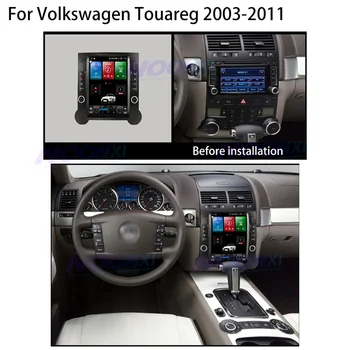 Pre Volkswagen Touareg 2003-2011 Tesla Obrazovke Android, 11 autorádia Stereo Auto Multimediálny Prehrávač, GPS Navigáciu Carplay Vedúci Jednotky 1