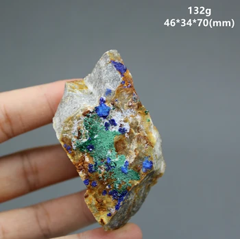 Prírodné krásne GuiZhou azurite minerálne vzor crystal Kamene a kryštály Liečivý kryštál doprava Zadarmo