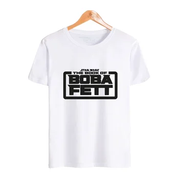 Kniha Boba Fett Tshirt O-Krku Krátky Rukáv Ženy pánske Tričko Harajuku Streetwear 2021 Americký Televízny Seriál Módne Oblečenie 1
