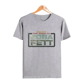 Kniha Boba Fett Tshirt O-Krku Krátky Rukáv Ženy pánske Tričko Harajuku Streetwear 2021 Americký Televízny Seriál Módne Oblečenie 3