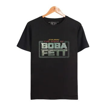 Kniha Boba Fett Tshirt O-Krku Krátky Rukáv Ženy pánske Tričko Harajuku Streetwear 2021 Americký Televízny Seriál Módne Oblečenie 4