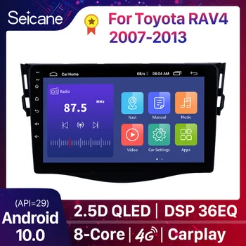 Seicane autorádia GPS Multimediálne Jednotky Prehrávač Pre Toyota RAV4 2007 2008 roky 2009-2013 podpory DVR OBD Spätné kamery, Bluetooth, Wifi