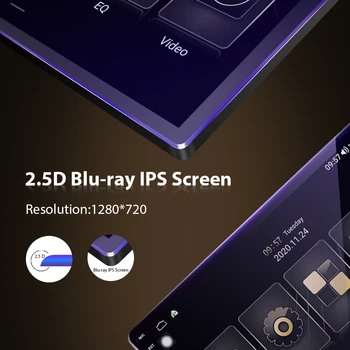 EKIY 6+128G 8 JADRO Autoradio Android 10 Pre Hyundai Miesto 2019 2020 autorádia Multimediálne Blu-ray IPS Displej tlačidlo Navi GPS BT č 2din 4