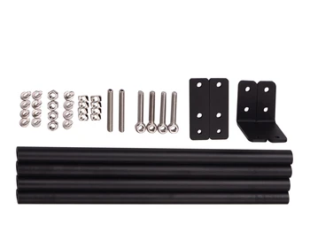 3D Tlačiarne Vytiahnite Tyč Upgrade Kit Black Podporuje Hliníkový Profil Nastavený pre Creality CR10S/10S4/10S5/TEVO/CR10/Ender3/Ender3 V2