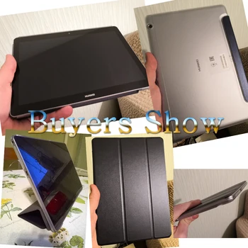 Tablet Prípade Funda Huawei MediaPad T3 10 Prípade, AGS-W09 AGS-L09 AGS-L03 9.6 Česť Hrať Pad 2 Kože Flip Cover Stojan Coque