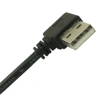 USB 2.0 v Pravom Uhle Typ Mužského Typu B Doľava o 90 Stupňov Kábel pre Tlačiareň 0,5 m