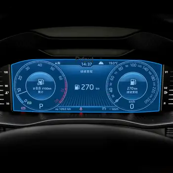 Pre Škoda Kodiaq Scala 2019-2021 Automobilový vnútra Nástroja membrány LCD displej Tvrdené sklo ochranný film Anti-scratch