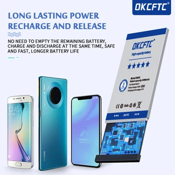 OKCFTC Originál Batéria EB-BJ510CBC Pre Samsung Galaxy J5 2016 Edition J5 2016 J510 J510FN J510F J510G EB-BJ510CBE 6000mAh
