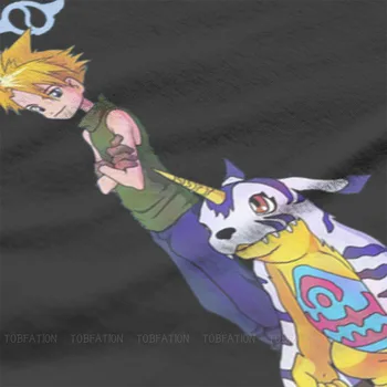 Digimon Dobrodružstvo Digitálne Monster Anime Matt a Gabumon T Shirt Lete Plus veľkosť Bavlna pánske Oblečenie Harajuku O-Neck Tričko
