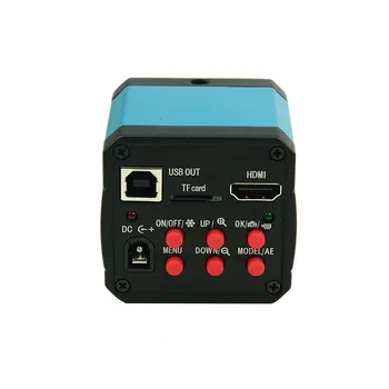 14MP HDMI Priemyselné Digitálny Fotoaparát USB Mikroskop Elektronický Okulár TF Video Recoder 0,5 X C Mount Krúžok Adaptér Voliteľné