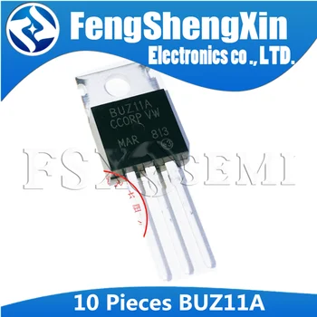 10pcs BUZ11 DO 220 BUZ11A TO220 Moc Tranzistor